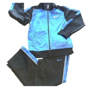 Blue and Black Nike Track Suit!